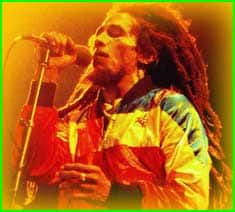 Bob Marley, one of the greatest reggae singers