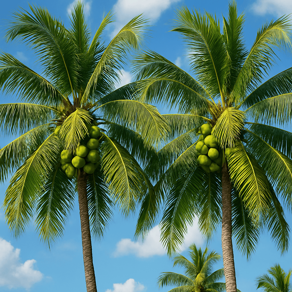 coconut tree.. jamaica fruits rock